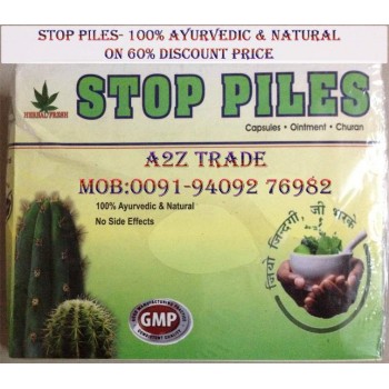 Stop Piles-A Ayurvedic Herbal Formula To Stop Piles, Bleeding, hemorrhoids, Mrp:3600/- And Shipping Charge Rs.260/- Total Rs.3860/-, Offer Price Rs.1799/- + Shipping/COD Charge